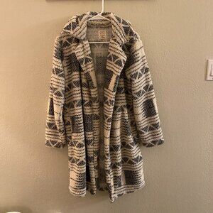 Billabong Aztec Boho Sherpa Fleece Coat / Jacket